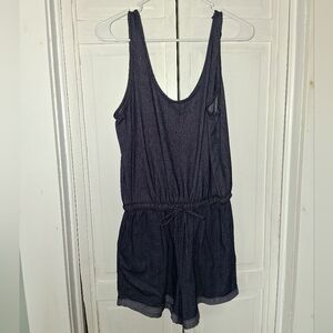 Yado Navy Blue Romper